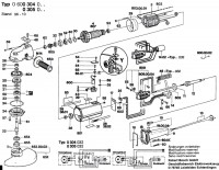 Bosch 0 600 305 060  Angle Grinder 220 V / Eu Spare Parts